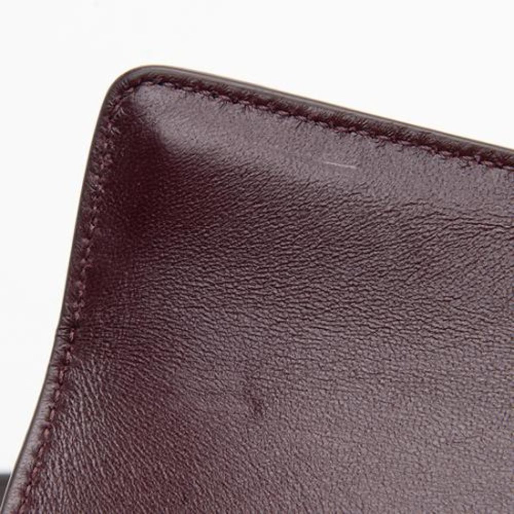 SOLD Celine Burgundy Leather Besace 16 Crossbody - Picture 2 of 10